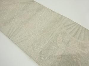 アンティーク　扇面に鳳凰模様織り出し袋帯（着用可）